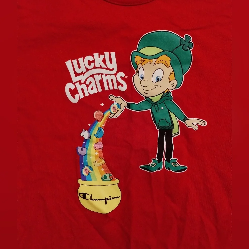 🔴 Lucky Charms x Champion vintage collaboration t-shirt 🔴 - Picture 2 of 9
